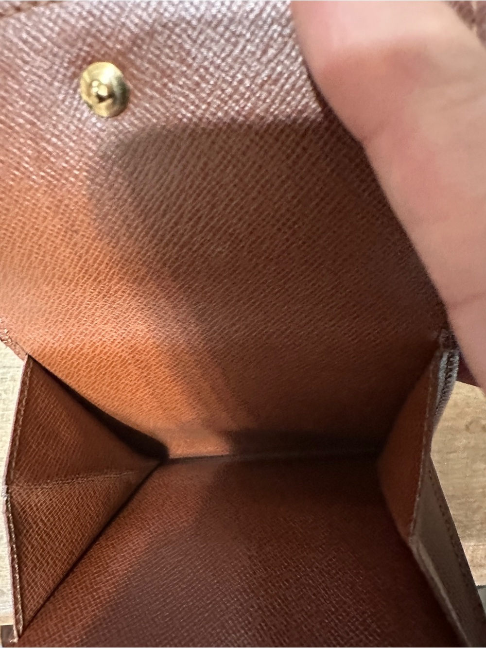 Louis Vuitton Brown & Gold Monogram Compact Wallet - Picture 6 of 14